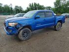 2018 Toyota Tacoma Sr5 V6 Blue vin: 3TMCZ5AN4JM136009