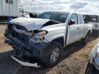 2022 Toyota Tacoma Sr White vin: 3TYRX5GN7NT053269