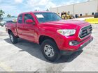 2022 Toyota Tacoma Sr5 Red vin: 3TYRX5GN8NT040739
