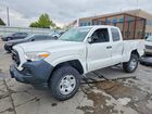 2022 Toyota Tacoma Sr White vin: 3TYSX5EN0NT016259