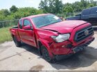 2022 Toyota Tacoma Sr5 V6 Red vin: 3TYSZ5AN3NT102309