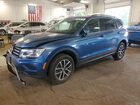 2019 Volkswagen Tiguan Se Синий vin: 3VV2B7AX2KM189629