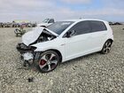 2018 Volkswagen Gti S White vin: 3VW547AU3JM273496