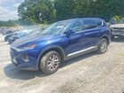 2019 Hyundai Santa Fe Se Blue vin: 5NMS23AD8KH048080