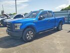 2016 Ford F150 Super Cab Blue vin: 1FTEX1E83GKE50908