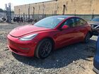2022 Tesla 3 Red vin: 5YJ3E1EB4NF285776