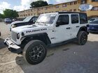 2019 Jeep Wrangler Unlimited Sahara White vin: 1C4HJXFN3KW545394