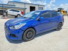 2019 Hyundai Accent Se Blue vin: 3KPC24A36KE070619