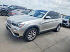 2017 Bmw X3 Xdrive28i Silver vin: 5UXWX9C59H0T12393