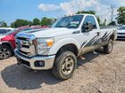 2016 Ford F250 Super Duty White vin: 1FTBF2B68GEC68229