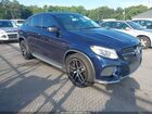 2016 Mercedes-benz Gle 450 Amg Coupe 4matic Blue vin: 4JGED6EB7GA039501