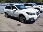 2018 Subaru Outback 2.5i Premium White vin: 4S4BSACC0J3218479