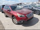 2017 Subaru Outback 2.5i Premium Темно-бордовый vin: 4S4BSACC5H3426710