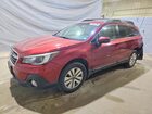 2019 Subaru Outback 2.5i Premium Burgundy vin: 4S4BSAFC5K3278660