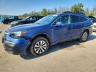 2021 Subaru Outback Premium Синий vin: 4S4BTADC9M3100995
