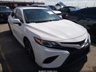 2019 Toyota Camry Se White vin: 4T1B11HK2KU810237