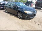 2016 Toyota Camry Se Black vin: 4T1BF1FK1GU218646