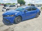 2023 Toyota Camry Se Blue vin: 4T1G11AKXPU157759