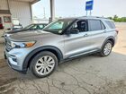 2020 Ford Explorer Limited Silver vin: 1FMSK8FH2LGC87394