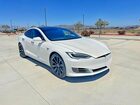 2021 Tesla Model S White vin: 5YJSA1E47MF427870