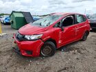 2017 Honda Fit Lx Red vin: 3HGGK5H59HM707713