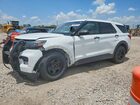 2023 Ford Explorer Police Interceptor White vin: 1FM5K8AB2PGB12651