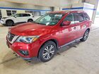 2017 Nissan Pathfinder Sl Red vin: 5N1DR2MM8HC688528
