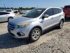 2017 Ford Escape Se Silver vin: 1FMCU0G95HUE34632