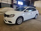 2017 Nissan Sentra Sv White vin: 3N1AB7AP5HY351610