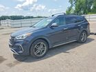 2017 Hyundai Santa Fe Limited Ultimate Черный vin: KM8SRDHF7HU178132