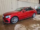 2016 Mercedes-benz C 300 4matic Red vin: 55SWF4KB0GU125122