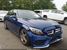 2017 Mercedes-benz C 300 4matic/luxury 4matic/sport 4matic Blue vin: 55SWF4KB6HU206336