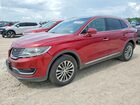 2017 Lincoln Mkx Select Красный vin: 2LMPJ6KR6HBL16197