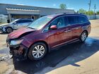 2016 Honda Odyssey Exl Burgundy vin: 5FNRL5H64GB036466
