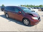 2016 Honda Odyssey Ex-l Maroon vin: 5FNRL5H68GB098632