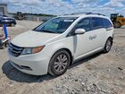 2017 Honda Odyssey Exl White vin: 5FNRL5H68HB010499