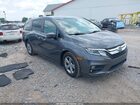 2018 Honda Odyssey Ex Gray vin: 5FNRL6H52JB068272