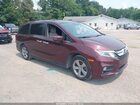 2018 Honda Odyssey Ex Purple vin: 5FNRL6H5XJB029123