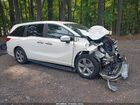 2018 Honda Odyssey Ex-l White vin: 5FNRL6H70JB083919