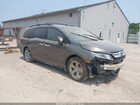2018 Honda Odyssey Ex-l Gray vin: 5FNRL6H74JB069196