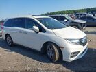 2018 Honda Odyssey Ex-l White vin: 5FNRL6H78JB041885