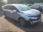 2022 Honda Odyssey Ex-l Gray vin: 5FNRL6H79NB029766