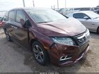 2018 Honda Odyssey Touring Темно-бордовый vin: 5FNRL6H81JB063171