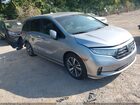 2021 Honda Odyssey Touring Silver vin: 5FNRL6H85MB033028