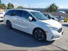 2022 Honda Odyssey Elite White vin: 5FNRL6H91NB025986
