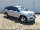 2017 Honda Pilot Lx Silver vin: 5FNYF5H10HB007572