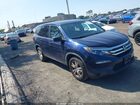 2017 Honda Pilot Lx Blue vin: 5FNYF6H14HB053539