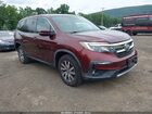 2019 Honda Pilot Ex Maroon vin: 5FNYF6H37KB039448