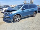 2016 Honda Pilot Exl Blue vin: 5FNYF6H51GB093384