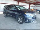 2022 Honda Pilot Awd Ex-l Blue vin: 5FNYF6H53NB037590